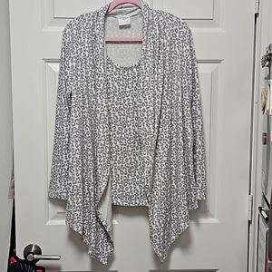 🩶Wandering Dreams Super Soft  Lounge Tank & Robe Size Large